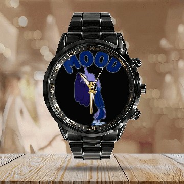 Discover Disney Pixar Inside Out 2 Mood Ennui Bored Shot Baseball Tees Calendar Steel Band Watch