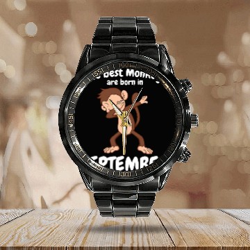 Discover Monkey Lover Birthday Party Cake September Monkey Dabbings Ape Chimpanzee Calendar Steel Band Watch