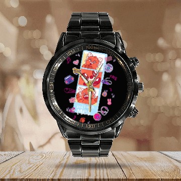 Discover Disney and Pixars Turning Red Panda Mei Cute Pho Calendar Steel Band Watch