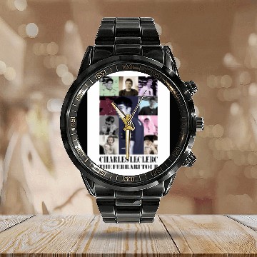 Discover Charles leclerc eras tour Baseball Tees Calendar Steel Band Watch