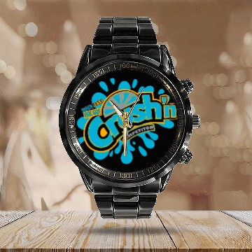 Discover Fitz 4 kickz Calendar Steel Band Watch to match the Jordan 5 Black Aqua