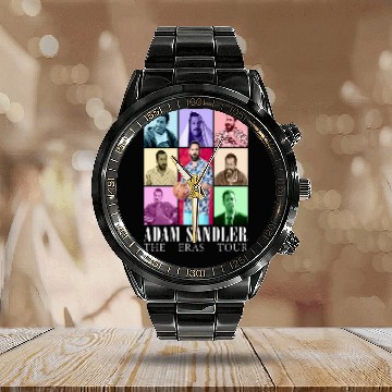 Discover Eras Tour Adam Sandler Essential 3D Calendar Steel Band Watch