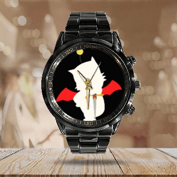Discover Final Fantasy Mog the Moogle - Moogle - Calendar Steel Band Watch
