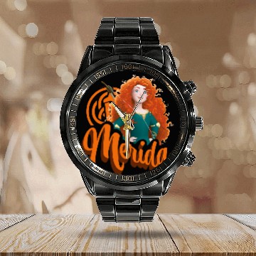 Discover Disney Princess - Merida Calendar Steel Band Watch