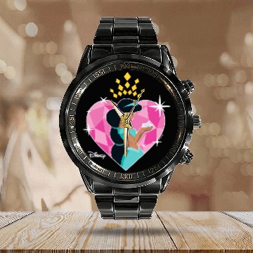 Discover Disney Princess - Jasmine Heart Calendar Steel Band Watch