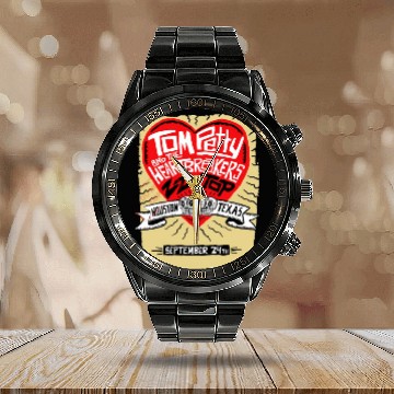 Discover tompetty - Tom Petty And The Heartbreakers - Calendar Steel Band Watch