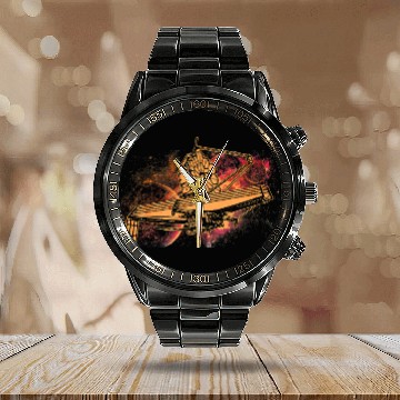 Discover Astronauts James Webb Space Telescope Calendar Steel Band Watch