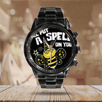 Discover Bee Beekeeping Cute Spelling Bee T for Competitive Word Loving Kids46 Beekeeper Calendar Steel Band Watch