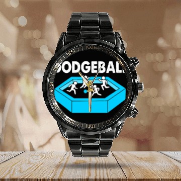 Discover Gaga Ball Dodgeball Calendar Steel Band Watch