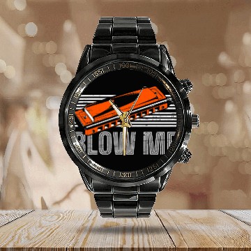Discover Blow Me Music Wind Instrument Band Musician Calendar Steel Band Watch