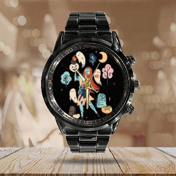 Discover Disney The Nightmare Before Christmas Sally ghostss Halloween Baseball Jerseys Calendar Steel Band Watch