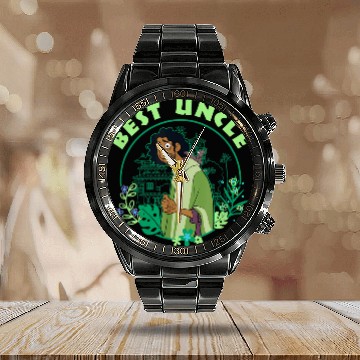 Discover Disney Encanto Bruno Best Uncle Poster Calendar Steel Band Watch