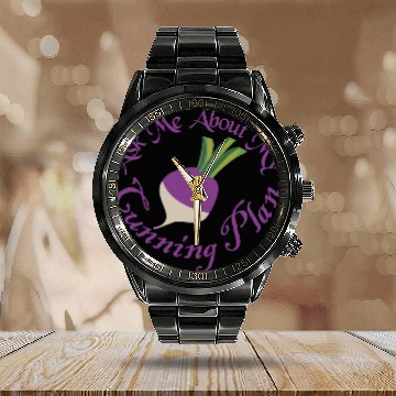 Discover Cunning Plan Turnip Blackadder Quote Calendar Steel Band Watch