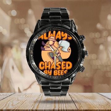 Discover Bee Beekeeping Honey Bee Beekeeping Honeybee Beekeeping 64 Beekeeper Calendar Steel Band Watch