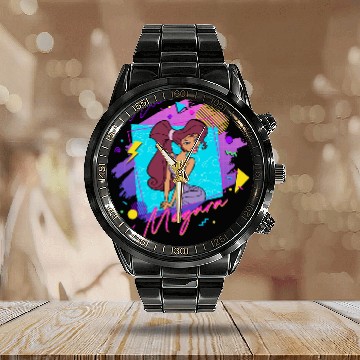 Discover Disney Hercules Valentines Day Couples Matching Megara Valentines Calendar Steel Band Watch