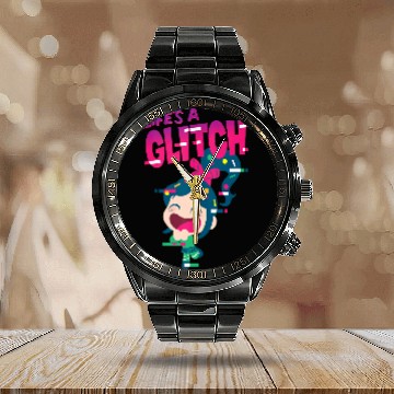 Discover Disney Ralph Breaks the Internet Vanellope Glitch Calendar Steel Band Watch Calendar Steel Band Watch