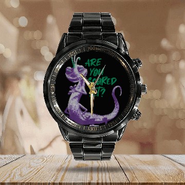 Discover Disney PIXAR Monsters, Inc. Randall Are You Scared Yet Baseball Jerseys Calendar Steel Band Watch