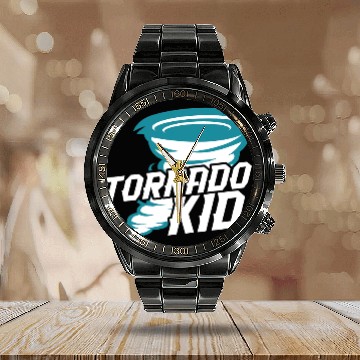 Discover Storm Chaser Hurricane Meteorology Tornado Kids Tornado Kid Calendar Steel Band Watch