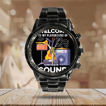 Discover Playground of Sound Musician Calendar Steel Band Watch