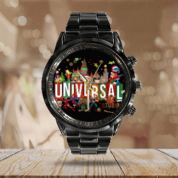 Discover Universal Studios Christmas Baseball Jerseys, Disneyland Christmas Calendar Steel Band Watch