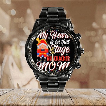 Discover Nutcracker Mom Love Ballet Dance Mom 4 Calendar Steel Band Watch
