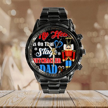 Discover Nutcracker Mom Love Ballet Dance Mom 1 Calendar Steel Band Watch