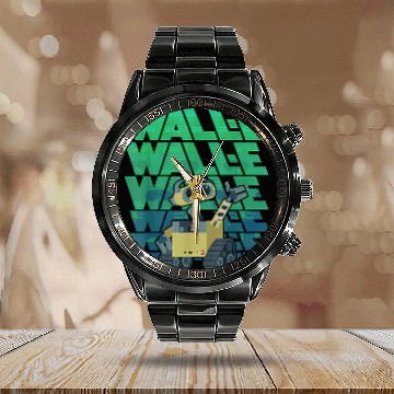 Discover Disney PIXAR Wall-E Robot Calendar Steel Band Watch