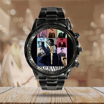 Discover Milo Manheim Cinematic Universe Eras tour style Hawaiians Calendar Steel Band Watch