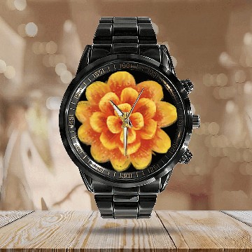 Discover Disney Coco Marigold Pocket Seize Your Moment Back Zip Calendar Steel Band Watch