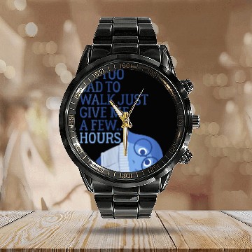 Discover Disneyss Pixars Inside Out I'm Too Sad To Walk Emotion Portrait Baseball Tees Calendar Steel Band Watch