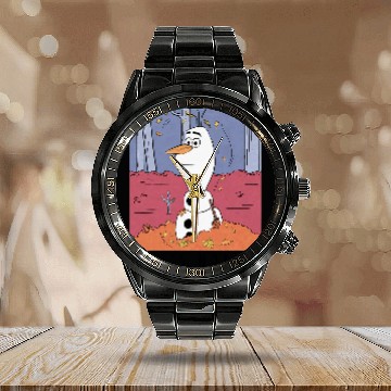 Discover disney frozenss 2 Olaf Thats Normal Calendar Steel Band Watch