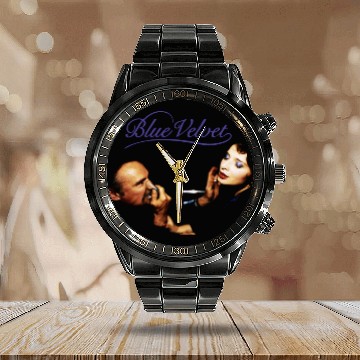 Discover Blue Velvet Frank David Lynch Movie Calendar Steel Band Watch