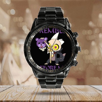 Discover Disney Channel The Owl House King Baseball Tees Calendar Steel Band Watch