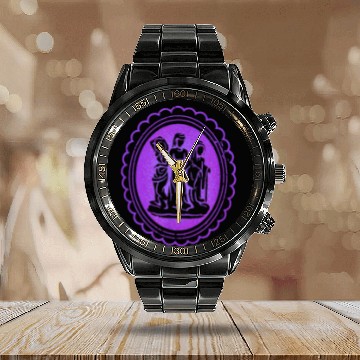 Discover Marvels Agatha All Along Disneyss Agatha Harkness Witch Brooch Calendar Steel Band Watch
