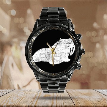 Discover Walrus Marine Biology Calendar Steel Band Watch