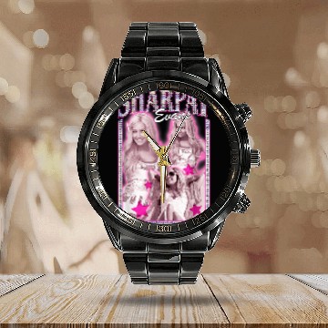 Discover Disneyss High School Musical The Series Sharpay Evans Vintages Baseball Tees Calendar Steel Band Watch