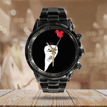 Discover Spooky Disneyween Hawaiians Calendar Steel Band Watch