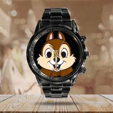 Discover Disney Chip Single Calendar Steel Band Watch