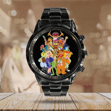 Discover Disney - The Muppets Group Calendar Steel Band Watch