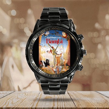 Discover Disney Bambi Friendships Poster Calendar Steel Band Watch