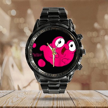 Discover Disney Treasure Planet Morph Pink Blob Raglan Baseball Calendar Steel Band Watch Calendar Steel Band Watch