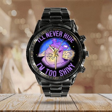 Discover Disney Moana Tamatoa I'll Never Hide I'm Too Shiny 3D Calendar Steel Band Watch