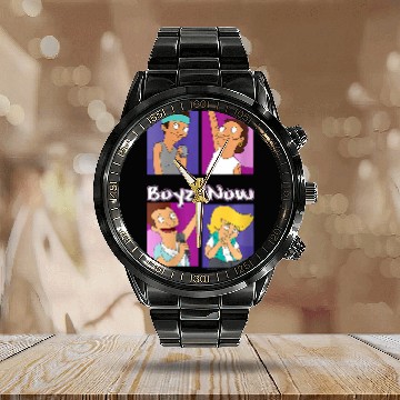 Discover womens bobs burgers boyz 4 now vneck Hawaiians Calendar Steel Band Watch