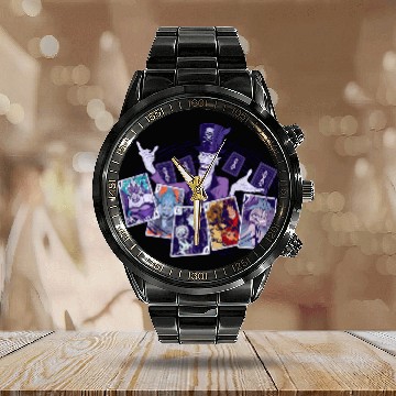 Discover Disney Villains Dr. Facilier Playing Cards Baseball Tees Calendar Steel Band Watch