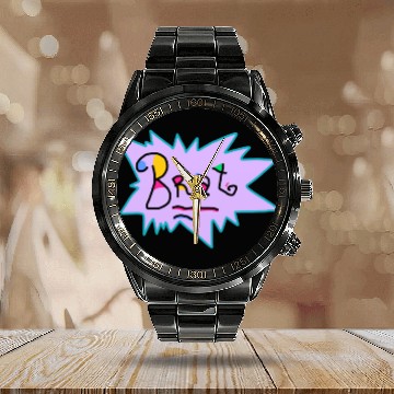 Discover Brat - Rugrats - Calendar Steel Band Watch