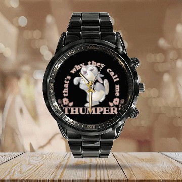 Discover Disney Bambi Thats Why They Call Me Thumper Calendar Steel Band Watch