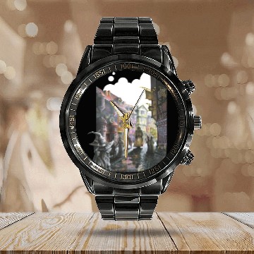 Discover Diagon Alley - Harry Potter - Calendar Steel Band Watch