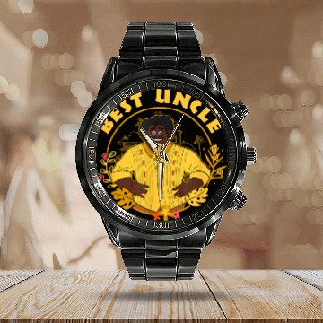Discover Disney Encanto Felix Best Uncle Poster Calendar Steel Band Watch