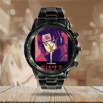 Discover Sasaukage - Sasuke Uchiha - Calendar Steel Band Watch