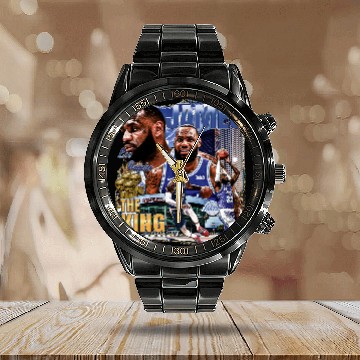 Discover LeBron James Calendar Steel Band Watch